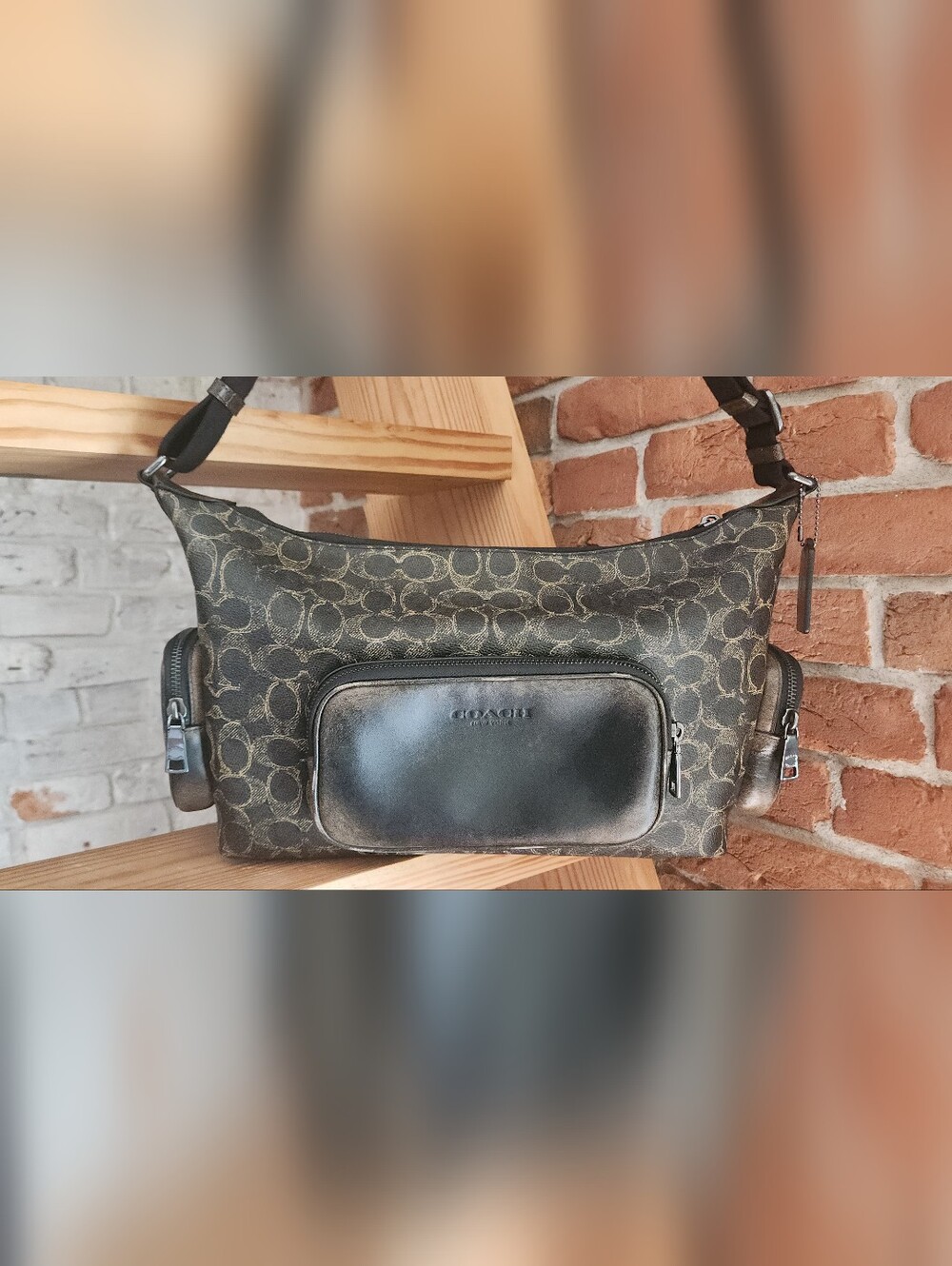 Coach Finn Crossbody With Pockets In Loved Signature Canvas